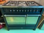 Smeg fornuis te koop!, 60 cm of meer, 5 kookzones of meer, Vrijstaand, 85 tot 90 cm