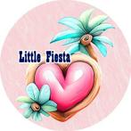 L275 ouwel hartje 20x4,7cm eetbare cupcake rondjes eetpapier, Ophalen of Verzenden, Nieuw, Cupcakes, Versiering