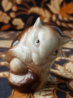 Slaapmuis mooi oud Engels beeldje van Poole porselein 7 cm., Antiek en Kunst, Antiek | Porselein, Ophalen of Verzenden