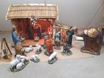 19-delige kerstgroep met kerststal met verlichting, Diversen, Kerst, Ophalen