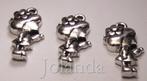 0795 Mooie Zilver Kleurige Metalen Meisjes Bedel, Overige merken, Verzenden, Nieuw, 1 bedel