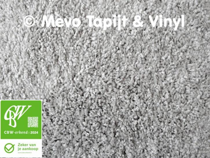 Frisé Tapijt, Grijs, lengte 29 x 4 mtr, gratis staal, Huis en Inrichting, Stoffering | Vloerbedekking, Nieuw, Tapijt, Grijs, 50 tot 75 m²