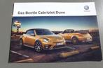 VW Beetle Cabriolet DUNE folder 2017, Ophalen of Verzenden, Zo goed als nieuw, Overige merken