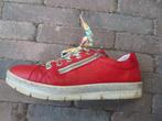Remonte/Rieker Rode Sneakers Veterschoen en rits Maat 41, Ophalen of Verzenden, Rood, Rieker Remonte, Sneakers of Gympen