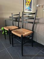 Set midcentury Spinnetto stoelen - Chiavari - 1950’s, Ophalen, Twee, Zwart, Zo goed als nieuw