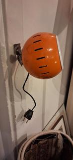 Vintage Space Age Wandlampje Oranje, Space Age, Gebruikt, Onbekend, Ophalen of Verzenden