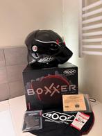 Roof boxer carbon black, Motoren, Kleding | Motorhelmen, M, Heren, Jethelm, Nieuw zonder kaartje