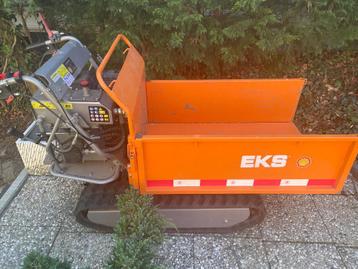 mini Rupsdumper benzine 10 pk, e-start , hydrolisch kiepen beschikbaar voor biedingen