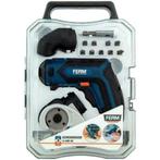 FERM accu-schroevendraaier 14-delig | 4 volt, Ophalen, Nieuw