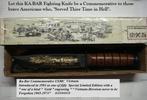 KA-BAR Commemorative Knife 1993., Verzamelen, Ophalen of Verzenden, Landmacht, Amerika, Mes of Dolk