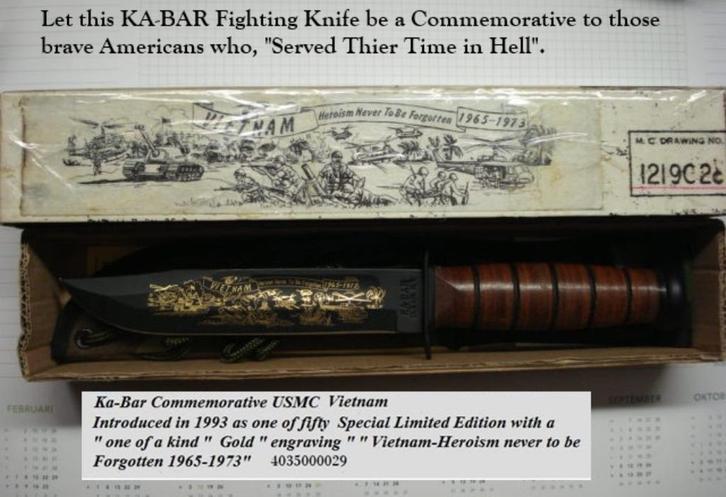 KA-BAR Commemorative Knife 1993., Verzamelen, Militaria | Algemeen, Landmacht, Mes of Dolk, Amerika, Ophalen of Verzenden