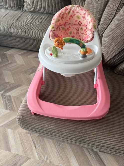 Loopstoel Roze Mamaloes, Kinderen en Baby's, Speelgoed | Babyspeelgoed, Zo goed als nieuw, Overige typen, Ophalen