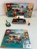 LEGO 31093 Woonboot aan de rivier Creator 3-in-1, Kinderen en Baby's, Speelgoed | Duplo en Lego, Ophalen of Verzenden, Zo goed als nieuw