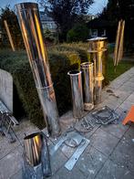Schoorsteen rvs, Huis en Inrichting, Haarden, Ophalen, Gebruikt, Inbouwhaard, Gashaard