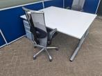 Steelcase bureau met nieuw blad naar keuze 180x80 / 200x100, In hoogte verstelbaar, Ophalen of Verzenden, Zo goed als nieuw, Industriestraat 5