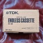 Zeldzaam! Doos TDK EC-3 Endless Cassettes sealed, Cd's en Dvd's, Cassettebandjes, 2 t/m 25 bandjes, Met bewaardoos, rek of koffer