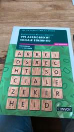 Vps arbeidsrecht en sociale zekerheid, Ophalen of Verzenden, Zo goed als nieuw