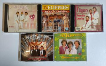 5 x CDs Die Flippers (3 albums, 2 singles) beschikbaar voor biedingen