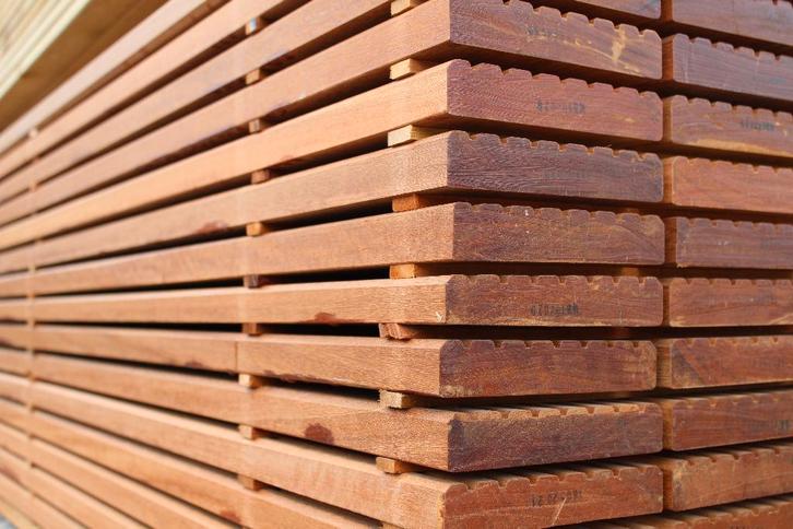 Bankirai vlonderplanken, Tuin en Terras, Terrasdelen en Vlonders, Gebruikt, Hout, Verzenden