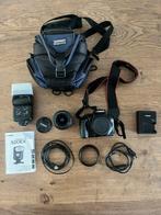 Canon EOS 1100D + 18-55mm lens en Speedlite 320EX, Ophalen of Verzenden