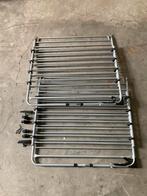 2x safety door traphekjes verstelbaar, Ophalen, Gebruikt, 100 tot 115 cm, Metaal of IJzer