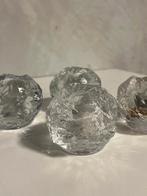 Kosta Boda Snowball waxinelichthouder 4x vintage design, Overige materialen, Gebruikt, Overige kleuren, SE