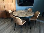 Ronde tafel, Huis en Inrichting, Ophalen of Verzenden, Gebruikt, Minder dan 4 stoelen
