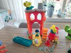 Play Doh Brandweer  speel set setje kazerne bluswagen, Ophalen of Verzenden, Zo goed als nieuw, Knutselen