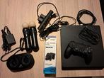 Playstation 4 Slim met toebehoren, Spelcomputers en Games, Ophalen of Verzenden, Zo goed als nieuw, 1 TB, Met 3 controllers of meer