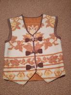Wollen deken gilet vest bodywarmer debardeur  mt S, Onbekend, Beige, Nieuw, Ophalen of Verzenden