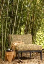 Outdoor loungeset George Woood 2 stuks incl kussens beige, Tuin en Terras, Tuinsets en Loungesets, Ophalen, Zo goed als nieuw