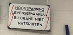 emaille bord, Ophalen of Verzenden, Zo goed als nieuw, Reclamebord