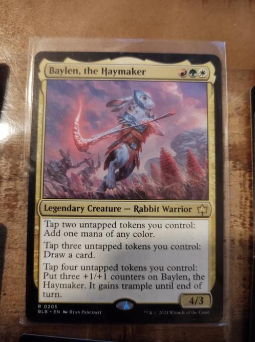 Baylen the Haymaker Commander deck, Hobby en Vrije tijd, Verzamelkaartspellen | Magic the Gathering, Zo goed als nieuw, Speeldeck