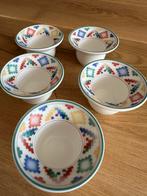 Indian Look, Villeroy & Boch. 5 eierdopjes, Overige typen, Ophalen of Verzenden, Zo goed als nieuw, Overige stijlen