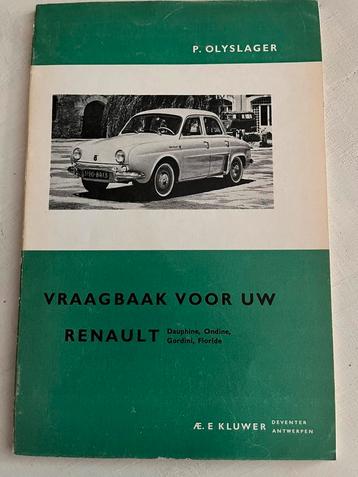Renault Dauphine vraagbaak ( 15 ,- euro ) 