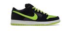 Nike SB dunk low neon j-pack Size 10 EU44, Verzenden, Zwart, Nike, Sneakers of Gympen