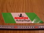 sticker nigrin auto pflege - logo schoorsteenveger, Verzamelen, Ophalen, Zo goed als nieuw, Bedrijf of Vereniging