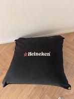 Heineken Zitzak met ophangringen - 90x90cm, Gebruikt, Zwart, Onbekend, Ophalen of Verzenden