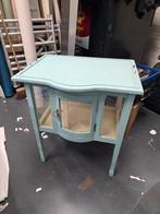 Theekastje met glazen deurtje, Ophalen, Minder dan 50 cm, Gebruikt, Glas