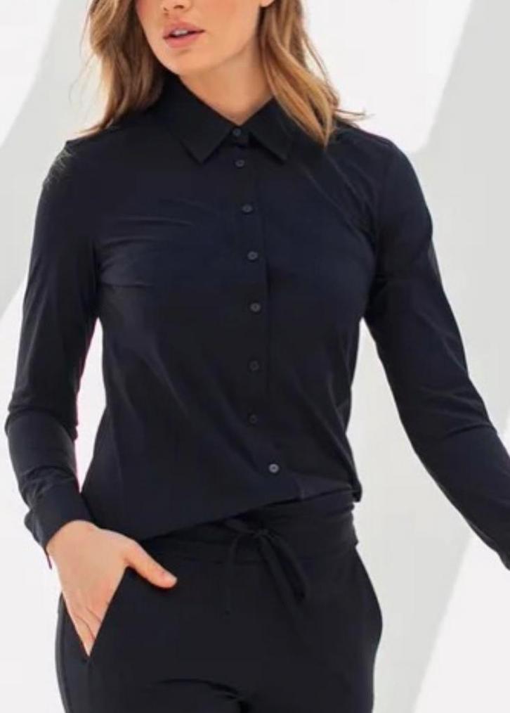 Studio anneloes poppy blouse XXL donkerblauw, Kleding | Dames, Blouses en Tunieken, Zo goed als nieuw, Maat 46/48 (XL) of groter