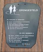 APV aanduidingsbord OPENGESTELD., Ophalen of Verzenden