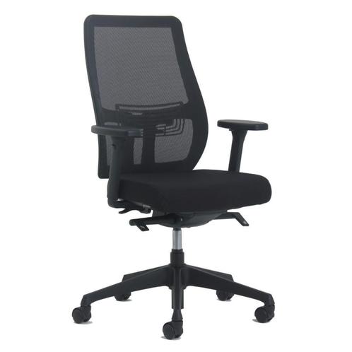 Euroseats Torino Bureaustoel Zwart Netweave NPR1813, Huis en Inrichting, Bureaustoelen, Nieuw, Bureaustoel, Zwart, Ergonomisch