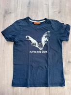 HEMA t-shirts vleermuis donker blauw maat 134/140, Gebruikt, Ophalen of Verzenden, Shirt of Longsleeve, Hema