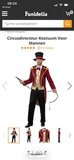 Verkleedset circusdirecteur maat L, Kleding | Heren, Carnavalskleding en Feestkleding, Ophalen of Verzenden, Zo goed als nieuw