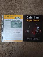 1x autofolder en 1x leaflet Caterham super seven, Verzenden, Zo goed als nieuw, Overige merken