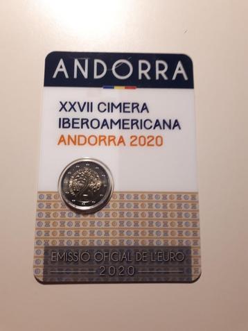Andorra 2020: 2 Euro Cimera IberoAmericana (BU, coincard) beschikbaar voor biedingen