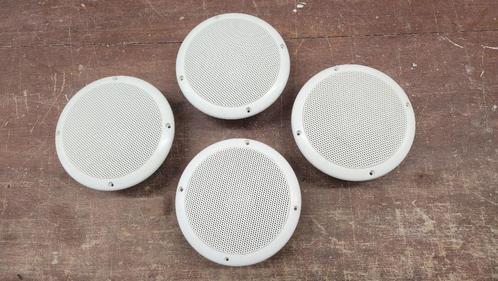 Set 4 stuks inbouwluidspreker waterproof IP44, 100W, 8 Ohm, Audio, Tv en Foto, Luidsprekers, Zo goed als nieuw, Overige typen