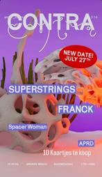 ticket Contra/W FRANK / SUPERSTRINGS. Etc, Drie personen of meer