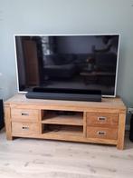 Henders & Hazel teak houten TV meubel 140x50 cm, Ophalen, Gebruikt, 100 tot 150 cm, Teakhout