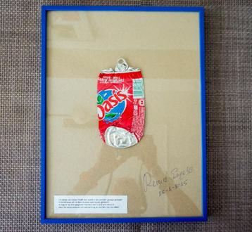 Oasis blikje als Schilderij. beschikbaar voor biedingen